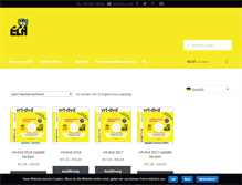 Tablet Screenshot of eca-electronic.de